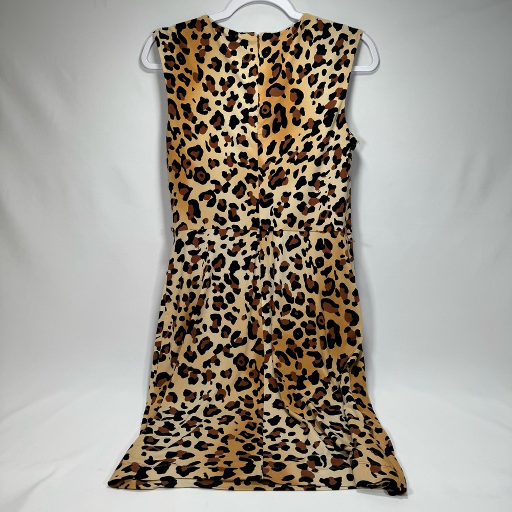 Calvin Klein Women's Size 4 Leopard Print Tank Dress Lightweight Silky Party - Picture 3 of 6